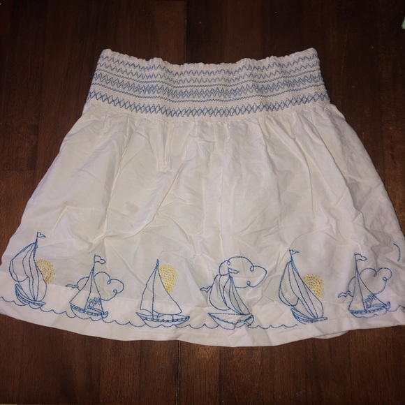 Lilly Pulitzer Other - Lilly pulitzer sailboat skirt 5 sun white Lilly Pulitzer Other - Lilly pulitzer sailboat skirt 5 sun white